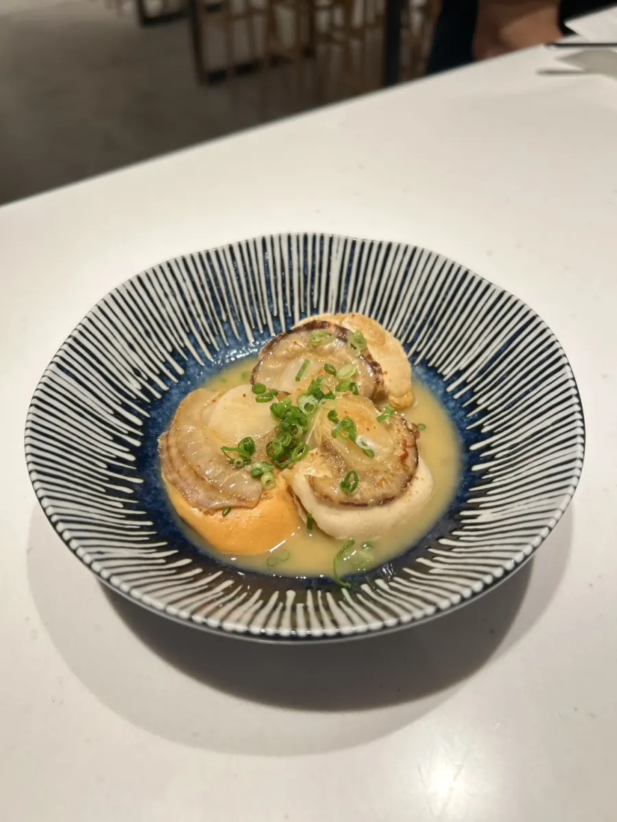 新潟の食材を使ったホタテ料理